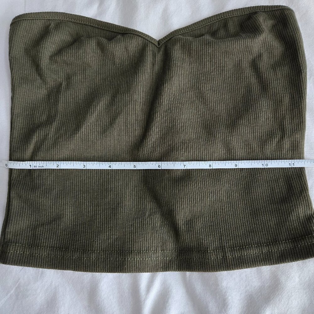 Shein Women's Crop Top Size S Used Green - Picture 7 of 8